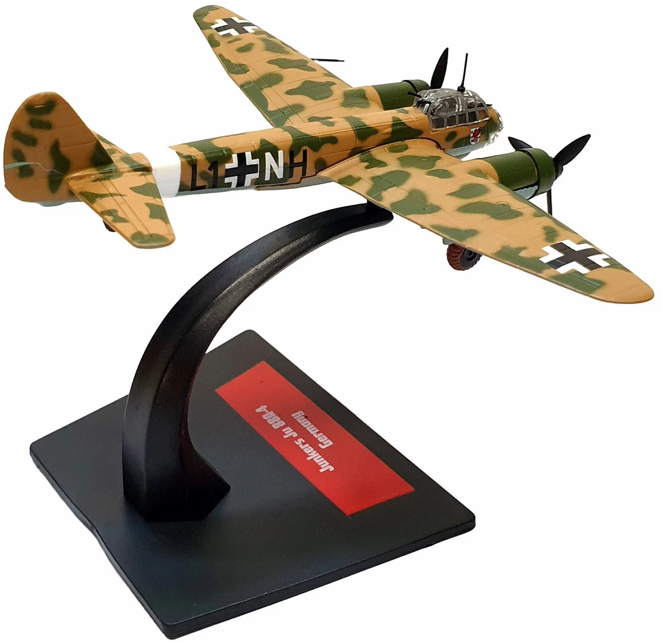 Junkers Ju88 A-4, Alemania, camuflaje arena/verde escala 1:144 modelo diecast (ah15) Foto 2 de 3