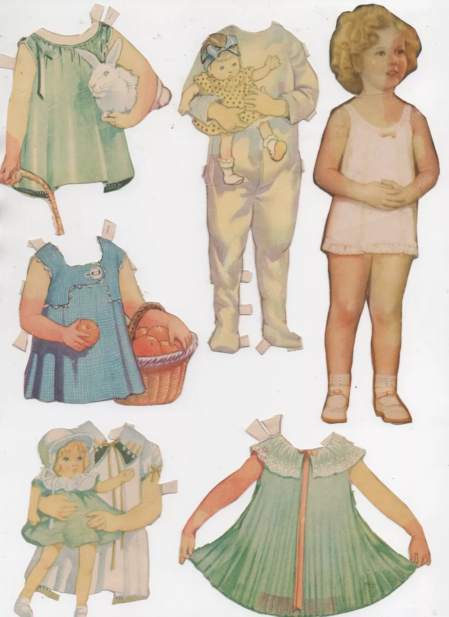 Shirley temple paper 2025 dolls 1930s