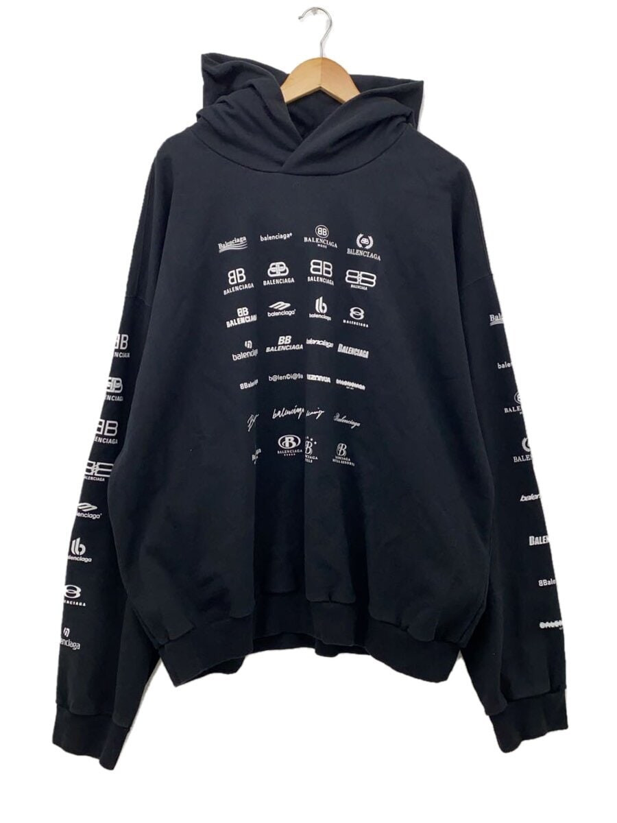 BALENCIAGA ダークグレー パーカー XL BALENCIAGA Hoodie black XL Used | eBay