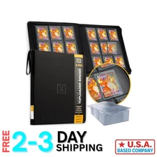 Toploader Binder - Holds 252 Cards with 20 Included for Secure Storage