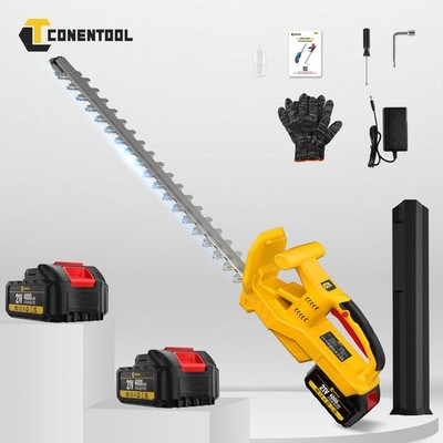 CONENTOOL Akku-Heckenschere 21V 51cm Schnittlänge mit 4000mAh Akku