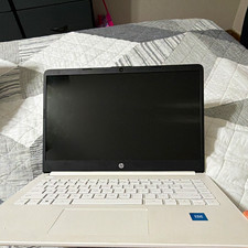 HP 14 Laptop 14in White Win 11 Intel 3.40GHz 8GB RAM 256GB SSD