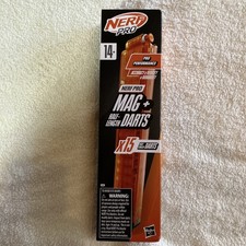 Nerf Pro Mag W/15 Half-Length Darts Magazine plus Refills for Torrent Sender/New