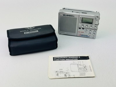 Bell Howell KK-969 Digital 9 Band World Radio FM Stereo Receiver + Case + Manual