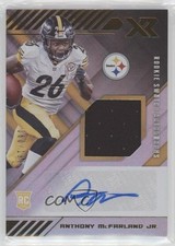 2020 Panini XR Rookie Swatch 60/199 Anthony McFarland Jr #RSA-AM Auto 0g27