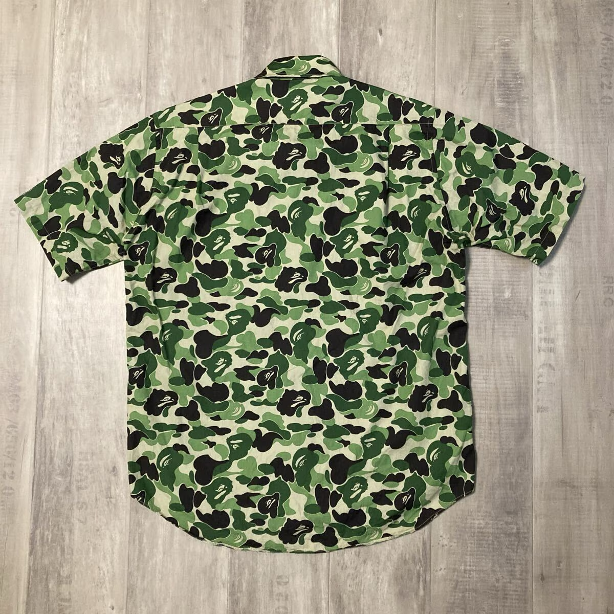 Vintage BAPE ABC CAMO Green Shirt a bathing ape NIGO Size M | eBay
