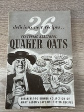 Vintage Quaker/Mothers Oats 26 Delicious Recipe Cookbook Booklet by Mary Alden