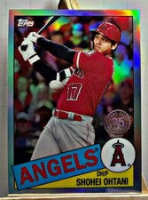 Shohei Ohtani 2020 Topps Chrome Refractor #85TC-7 1985 35th Anniversary 85TC7
