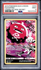 2019 Pokemon Sun and Moon Cosmic Eclipse Koffing Secret Rare #243 PSA 9