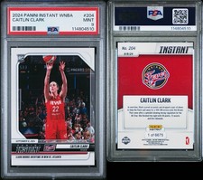 2024 PANINI INSTANT WNBA #204 CAITLIN CLARK ROOKIE RC PSA 9!!