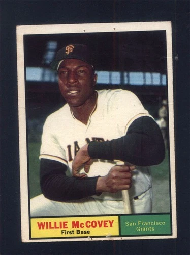 1961 Topps #517 Willie McCovey Giants (Poor) 008488