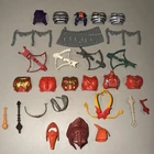 Vintage Masters of the universe He-Man Figure Accessories 28 Piece Lot 80’s