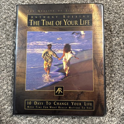Anthony Tony Robbins The Time of Your Life Management System Kit 16 CDs VHS Book