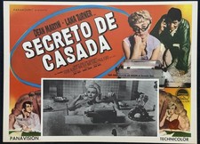 WHO'S GOT THE ACTION LANA TURNER DEAN MARTIN LOBBY CARD UNUSED 1962