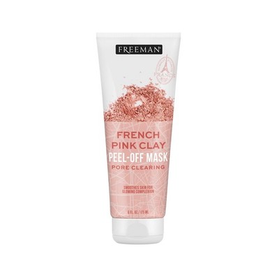 French Pink Clay Peel Off Face Mask 6 fl. oz. 175 ml Freeman Exotic Blends Pore