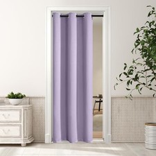 Closet Curtain for Doorway - Light Purple Door 34"W x 80"L Pack of 1 Lilac