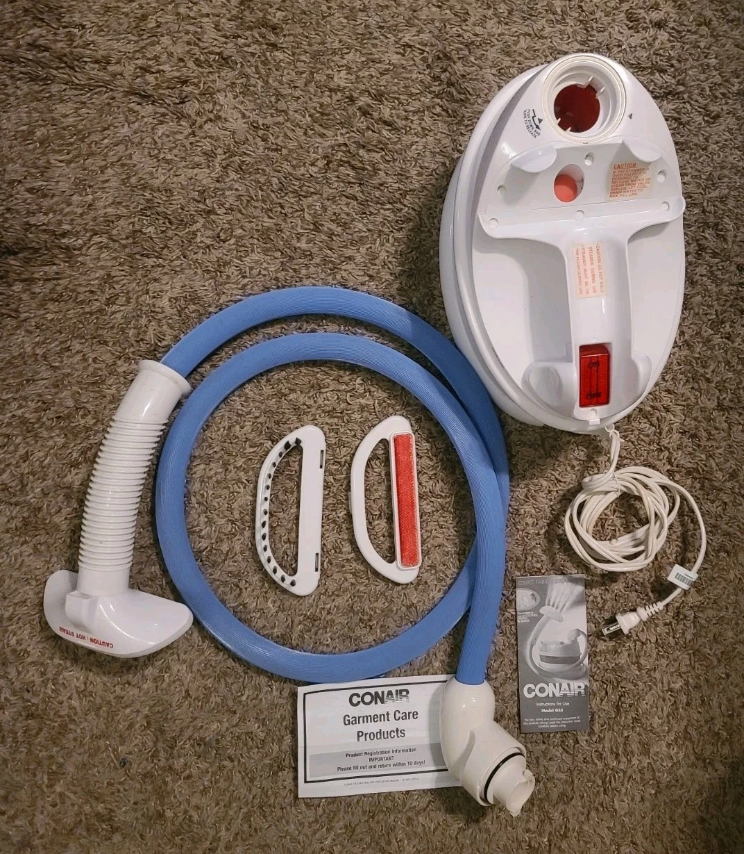 Conair Compact Fabric Clothes Steamer 1200 Watt Heater (No Box)