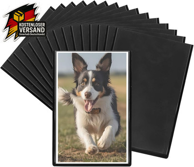 Magnetische Bilderrahmen für Polaroid Instax Mini - 15 Stück, 9,3x6,3 cm, schwar