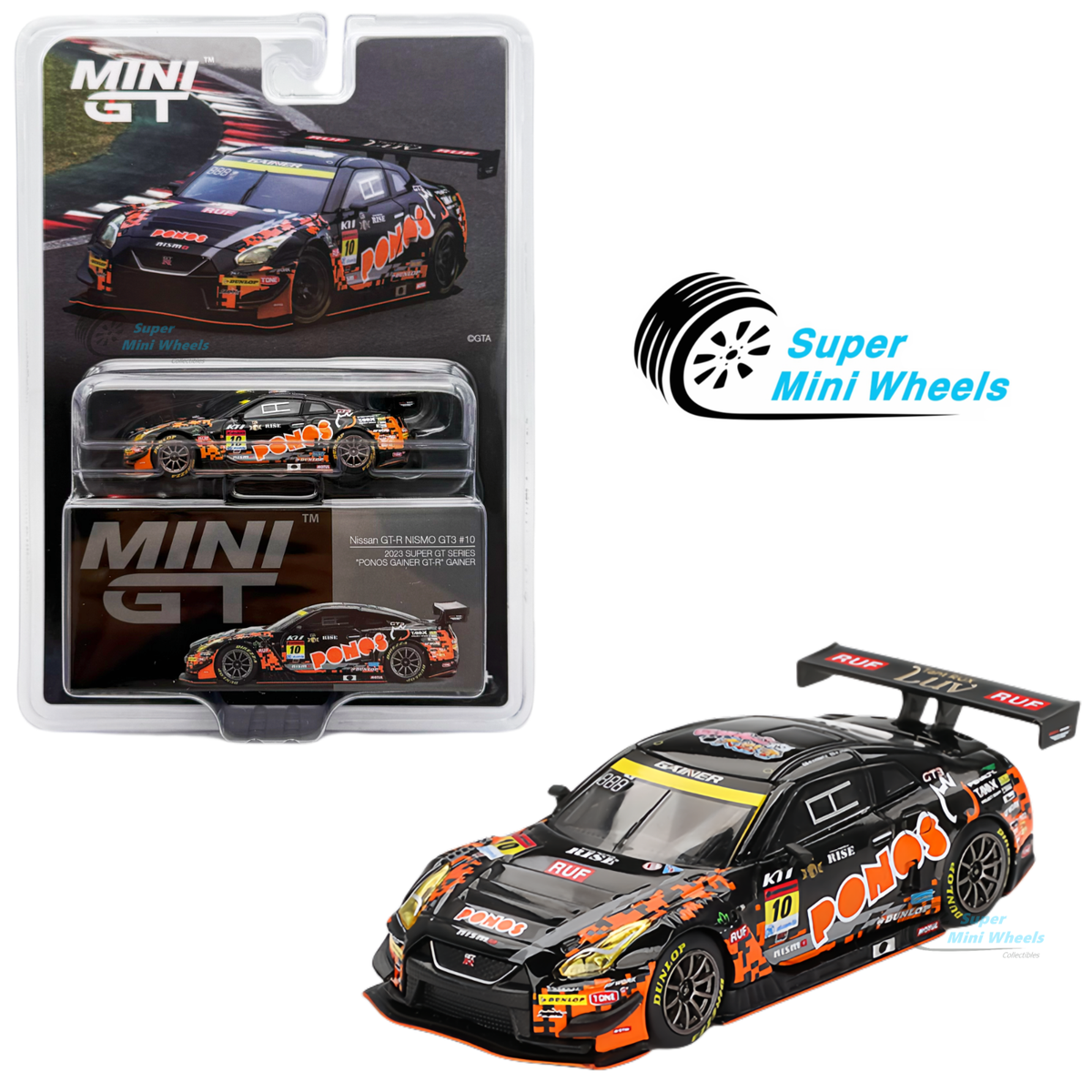 MINI GT GT-R GT3& Hot Wheels Nismoフェス限定 MINI GT GT-R GT3& Hot Wheels Nismoフェス限定 MINI GT 1/64