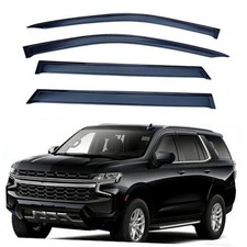 4 Piece Tape On Outside Mount Window Visors Rain Guards Fit for 2021 2022 2023
