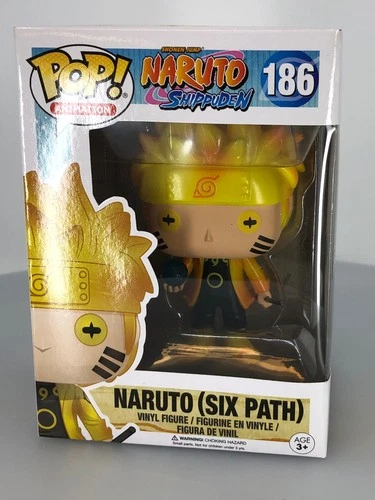 Naruto Six Path Glows in the Dark #186 DAMAGED BOX SEE PICS