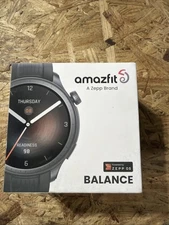 Amazfit Balance Smartwatch with Dual-band GPS Fitness Tracker - Midnight