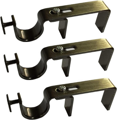 Nono Bracket - Curtain Rod Bracket Attachment (Brass Set of 3)