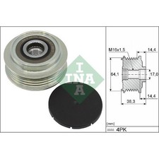 INA 535 0350 10 Generatorfreilauf für MERCEDES BENZ C KLASSE AMG GT S E G GLC INA 535 0350 10 Generatorfreilauf für MERCEDES BENZ C KLASSE AMG GT S E G GLC