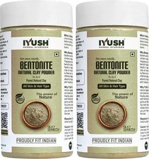 Poudre D'Argile Bentonite Iyush 400G Chaque Paquet De 2