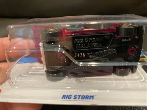 Hot wheels let’s race nine of 10 rig storm hot rod semi truck dragster - Bild 3 von 10