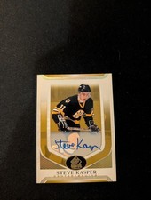 2020-21 UD SP Signature Edition Legends Hockey STEVE KASPER Auto BOSTON BRUINS
