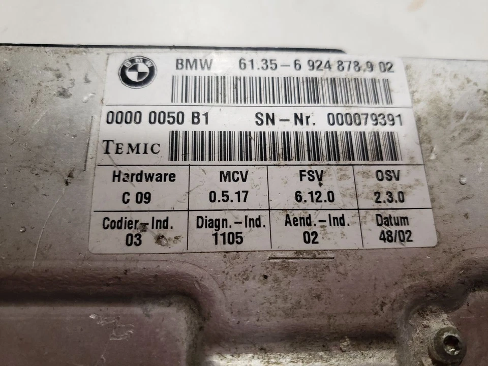 Right Seat Control Module - 2003 BMW 745LI - 03-06 OEM 6924878 - Image 2 of 4