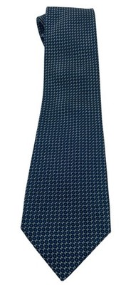 Hilditch & Key Tie Blue & Gold Squares Sz 3.5x59'' Silk Mens Tie (TC24) NW/OTs