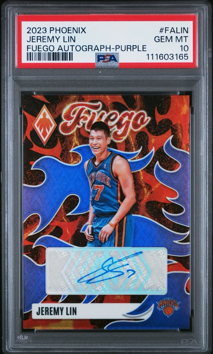 Jeremy Lin Professional Sports Authenticator (PSA) Basketball