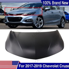 Fits 2017-2019 Chevrolet Cruze Hood Panel Primed Black Hatchback Sedan New
