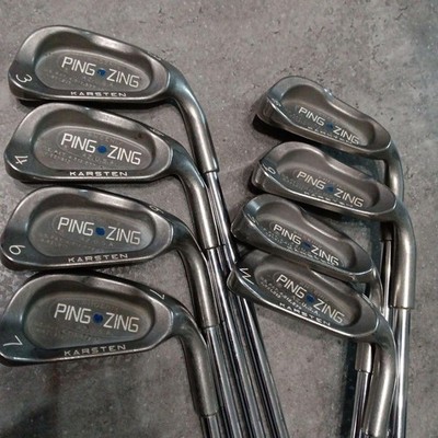 PING Zing Karsten Iron Set 8pc Blue Dot Japan Used Rare
