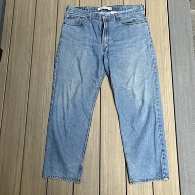 FREE SHIPPING! Levi s Engineered Jeans 38x30 Straight Regular Fit Blue Denim