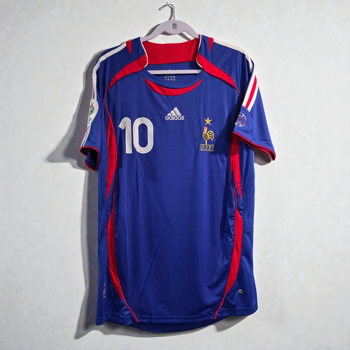 FRANCE HOME World Cup 2006 - Football Soccer - ZIDANE # 10 - LARGE