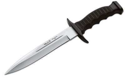 MUELA Mountain Jagdmesser Feststehend I-42 Inox Zamak Griff Lederscheide 95-191