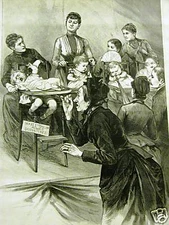 BABY CONTEST BEAUTY SHOW PENNSYLVANIA 1888 Print Matted