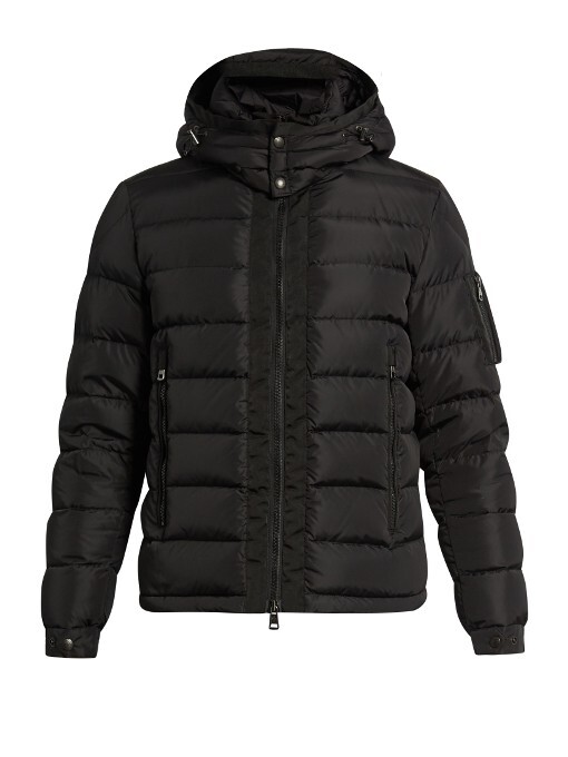 NEW Moncler Men's B20914194005 53802 danube coat in black Size 5