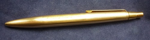 "National Bank" Ballpoint Pen 14ct Rolled Gold - Picture 2 of 3