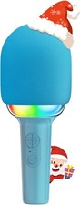 Wireless Bluetooth Karaoke Microphone for Ages 3 to 12  Blue 