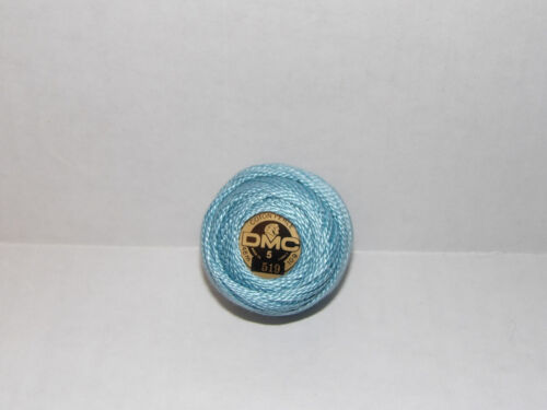 DMC 519 Pearl Cotton Ball Size 5 Blue 48M/52.49 yards