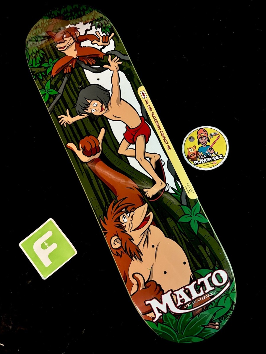 SUPER RARE Sean Malto The Jungle Book Mowgli Girl Skateboard