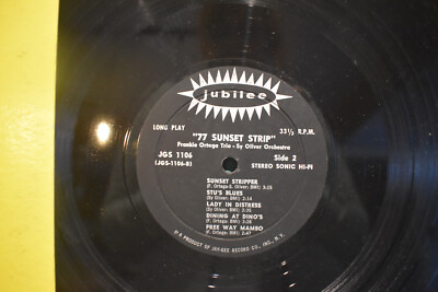 Frankie Ortega & Sy Oliver '77 Sunset Strip Vinyl - 1959 LP