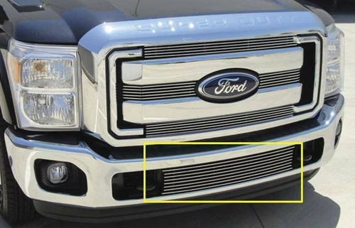 T-Rex Polished Billet Bumper Grille Insert for 11-16 Ford F250/F350 SD | 25546