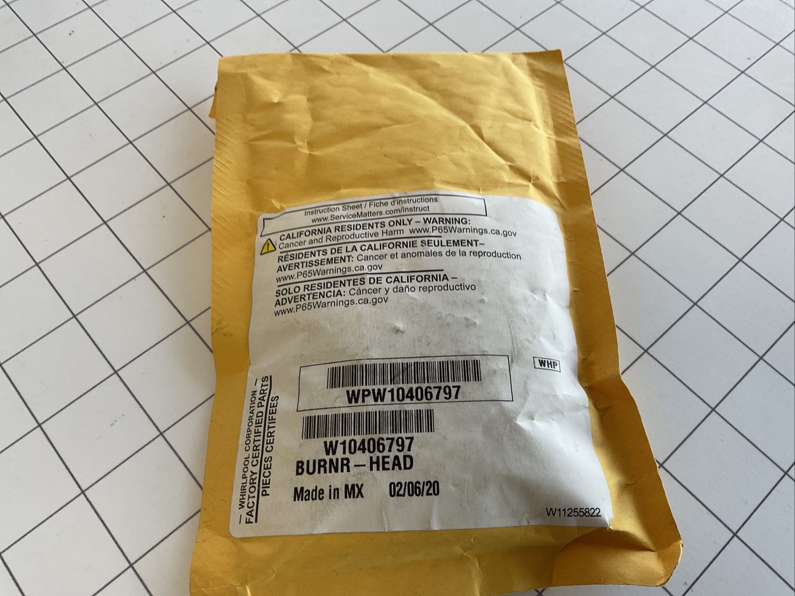 Whirlpool WPW10406797 Oven Range Burner Head Replacement-image