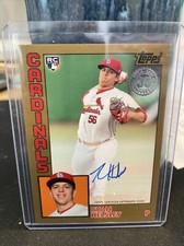 2019 Topps Update GOLD RYAN HELSLEY 1984 Auto Autograph /50 Cardinals RC