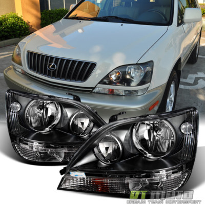 1999-2003 Lexus RX300 Headlights lamps Lights Left+Right | Clear
